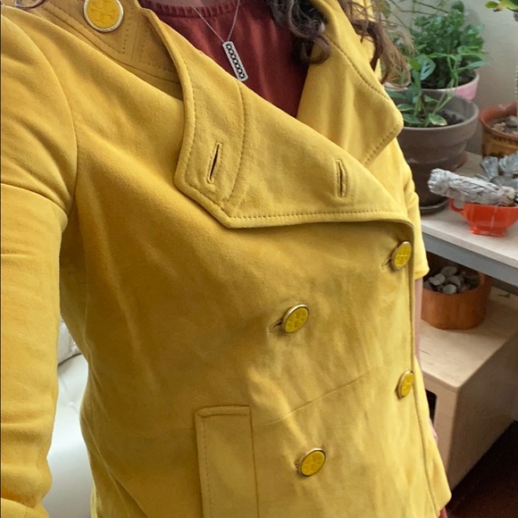 tory burch yellow jacket